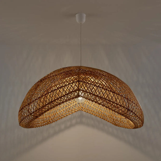 Rattanhängeleuchte Ø80 cm | KIRANA - Rattan Deko