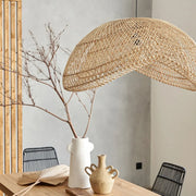 Rattanhängeleuchte Ø80 cm | KIRANA - Rattan Deko