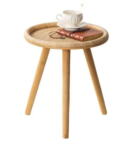 Böhmischer Rattantisch Rattan Deko