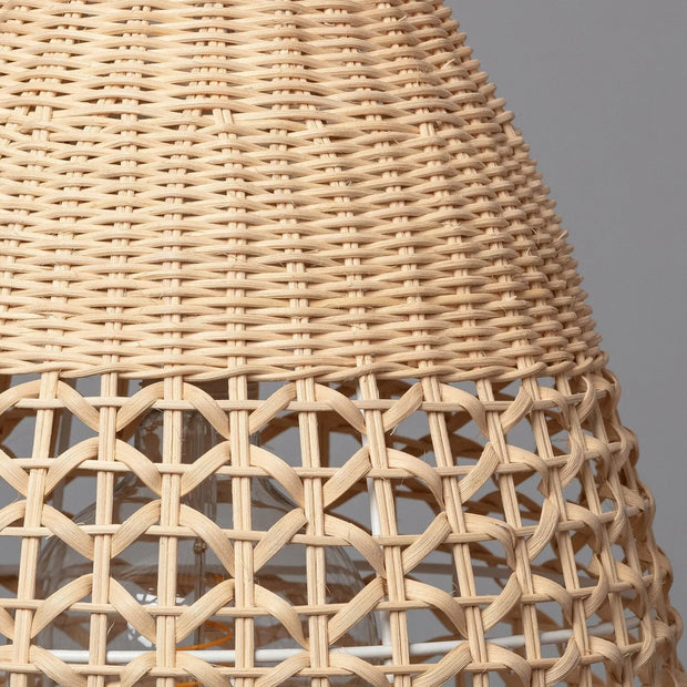Vintage Rattan Hängeleuchte Rattan Deko