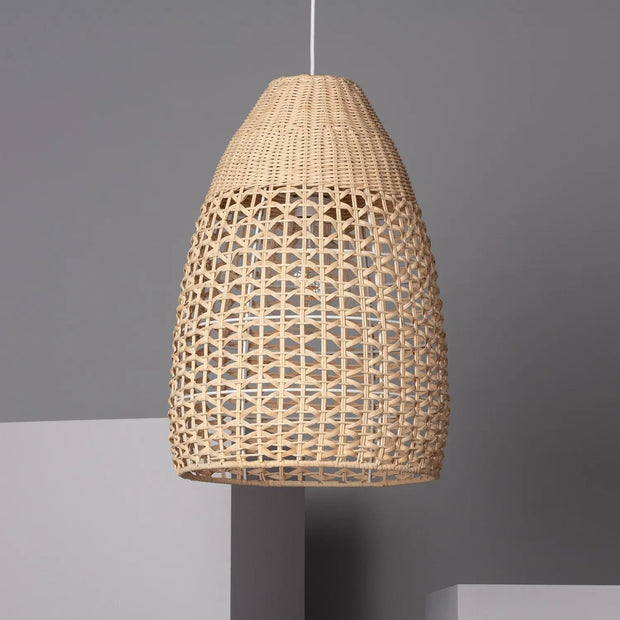 Vintage Rattan Hängeleuchte Rattan Deko