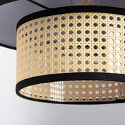 Rattan Hängeleuchte für Wohnzimmer Rattan Deko