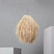 Rattan Stroh Pendelleuchte Rattan Deko