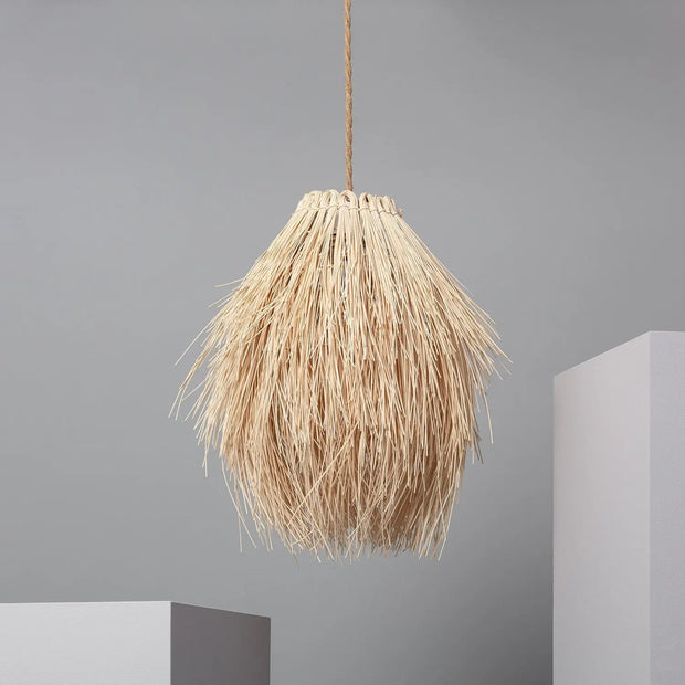 Rattan Stroh Pendelleuchte Rattan Deko
