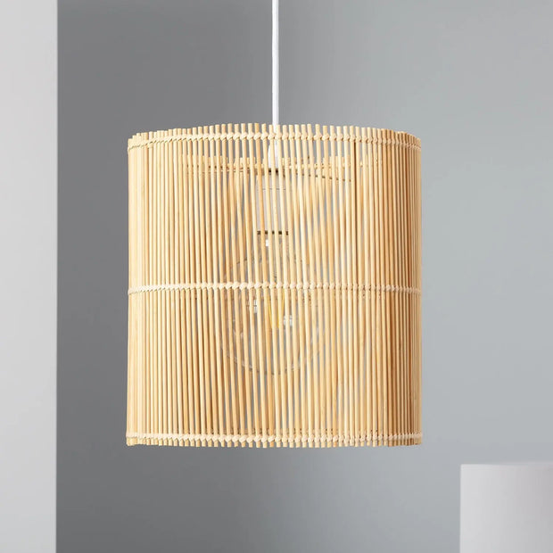 Rattan-Hängeleuchte für Schlafzimmer Rattan Deko