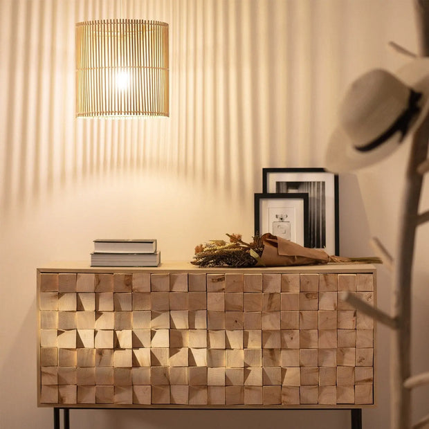 Rattan-Hängeleuchte für Schlafzimmer Rattan Deko