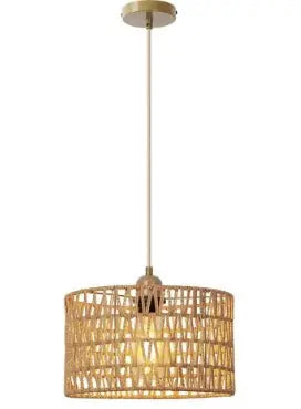 Rattan-Hängelampe "Natürlicher Glanz" Rattan Deko