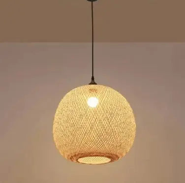 Rattan-Pendelleuchte "Nature Cocoon" Rattan Deko