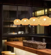 Rattan-Pendelleuchte "Nature Cocoon" Rattan Deko