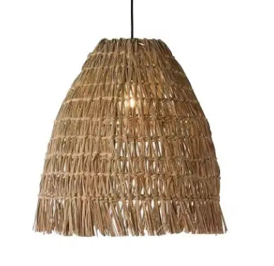 Rattan-Hängelampe Rattan Deko