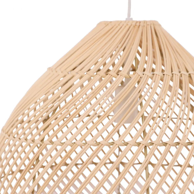 Böhmische Rattan-Hängeleuchte Rattan Deko