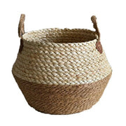 Korb-Pflanztopf aus Weide für Blumen und Pflanzen Rattan Deko
