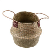 Dekorativer Cache Pot für Pflanzen und Blumen Rattan Deko