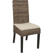 Geflochtene Rattanstuhl für Garten und Terrasse Rattan Deko