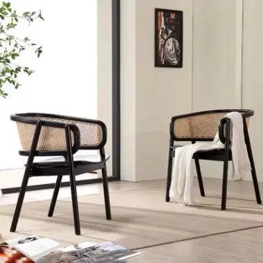 Moderner Rattan Sessel für stilvolle Wohnräume - Rattan Deko