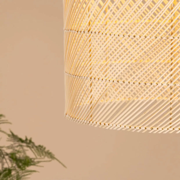 Böhmische Rattan-Hängeleuchte Rattan Deko