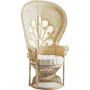 Rattansessel Emmanuelle im natürlichen Look - Rattan Deko