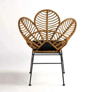 Design Fauteuil aus Rattan für modernes Wohnen - Rattan Deko