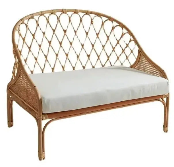 Bohème Rattan Sessel für gemütliches Wohnen - Rattan Deko