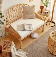 Bohème Rattan Sessel für gemütliches Wohnen - Rattan Deko