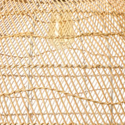 Hängelampe aus Rattan und Seil für stilvolle Beleuchtung - Rattan Deko
