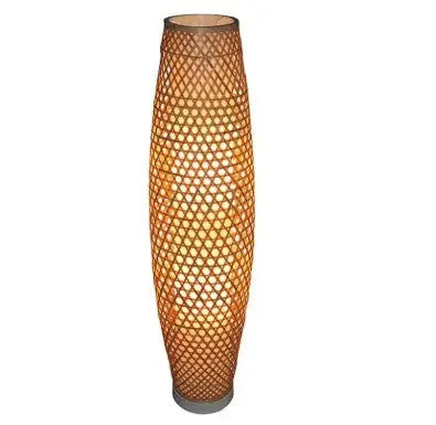 Lampadaire en rotin design vase pour intérieur moderne Rattan Deko