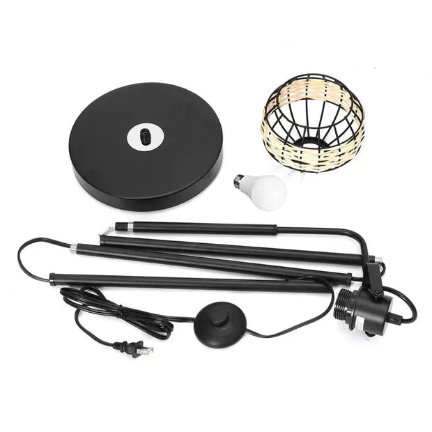 Rotin Inox Lampadaire für modernes Wohndesign - Rattan Deko