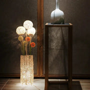 Lampadaire Fleur aus Rattan für stilvolle Beleuchtung - Rattan Deko