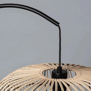 Lampadaire aus Rattan in hellem Design Rattan Deko