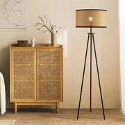 Lampadaire Trépied Cannage für stilvolle Beleuchtung Rattan Deko