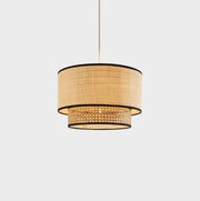 Elegante Rattan-Hängelampe - Rattan Deko