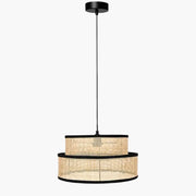 Rattanhängeleuchte Ø 35cm | YUCA - Rattan Deko