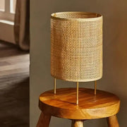 Elegante Rattanlampe für stilvolle Wohnräume - Rattan Deko