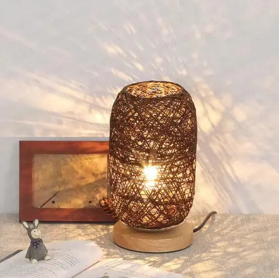 Rattan Nachtlicht für stimmungsvolle Beleuchtung Rattan Deko