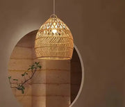 Chic Rattan Pendelleuchte für stilvolle Räume Rattan Deko