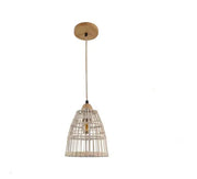 Klassische Rattan-Lampe für stilvolle Beleuchtung - Rattan Deko