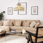 Lustre Suspension aus Rattan für ein harmonisches Ambiente Rattan Deko