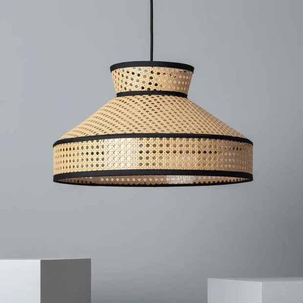 Lustre Suspension aus Rattan für ein harmonisches Ambiente Rattan Deko