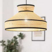 Lustre Suspension aus Rattan für ein harmonisches Ambiente Rattan Deko