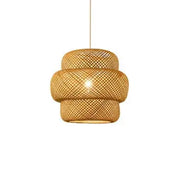 Ästhetische Rattan-Hängeleuchte Rattan Deko