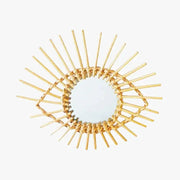 Vintage Rattan Spiegel im Boho-Stil für harmonische Räume - Rattan Deko