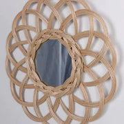 Rotin Spiegel Rosace für zeitlose Eleganz - Rattan Deko