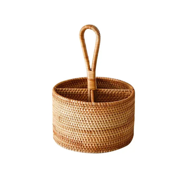 Rattan Küchenutensilienkorb - Rattan Deko