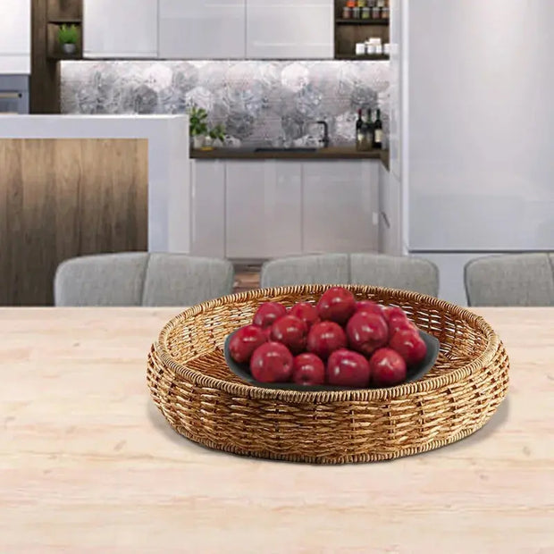 Rattan-Obstkorb - Rattan Deko