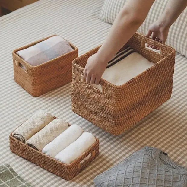 Rattankorb Rattan Deko