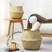 Weidenkorb Übertopf Rattan Deko