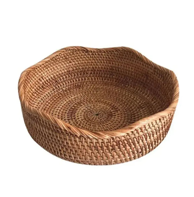 Rattankorb Obstschale Rattan Deko