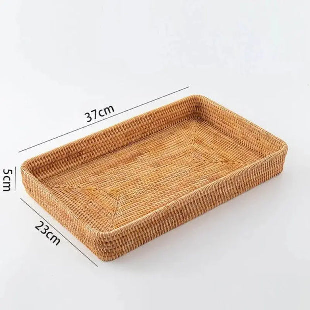 Rattan-Küchenkorb - Rattan Deko
