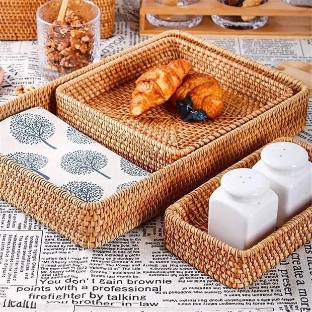 Rattan-Küchenkorb Rattan Deko