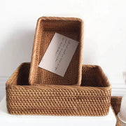 Korbflechterei Badezimmerkorb Rattan Deko
